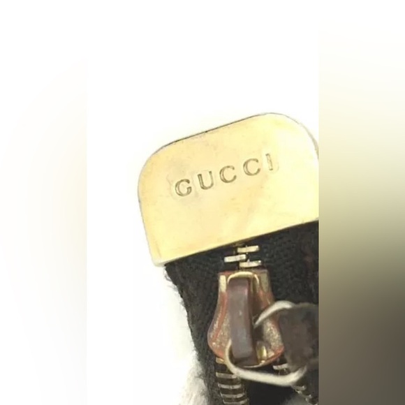 GUCCI Ssima GG Logo Leather Coin Purse Wallet - Picture 8 of 8